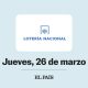 loteria-nacional:-comprobar-sorteo-del-jueves-26-de-marzo