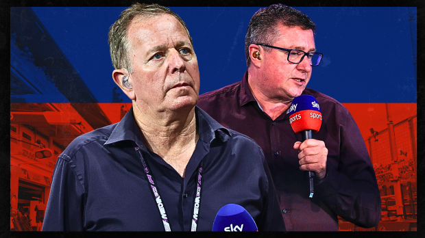 Brundle and Crofty are Sky F1's lead commentating team