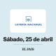 loteria-nacional:-comprobar-sorteo-del-sabado-25-de-abril