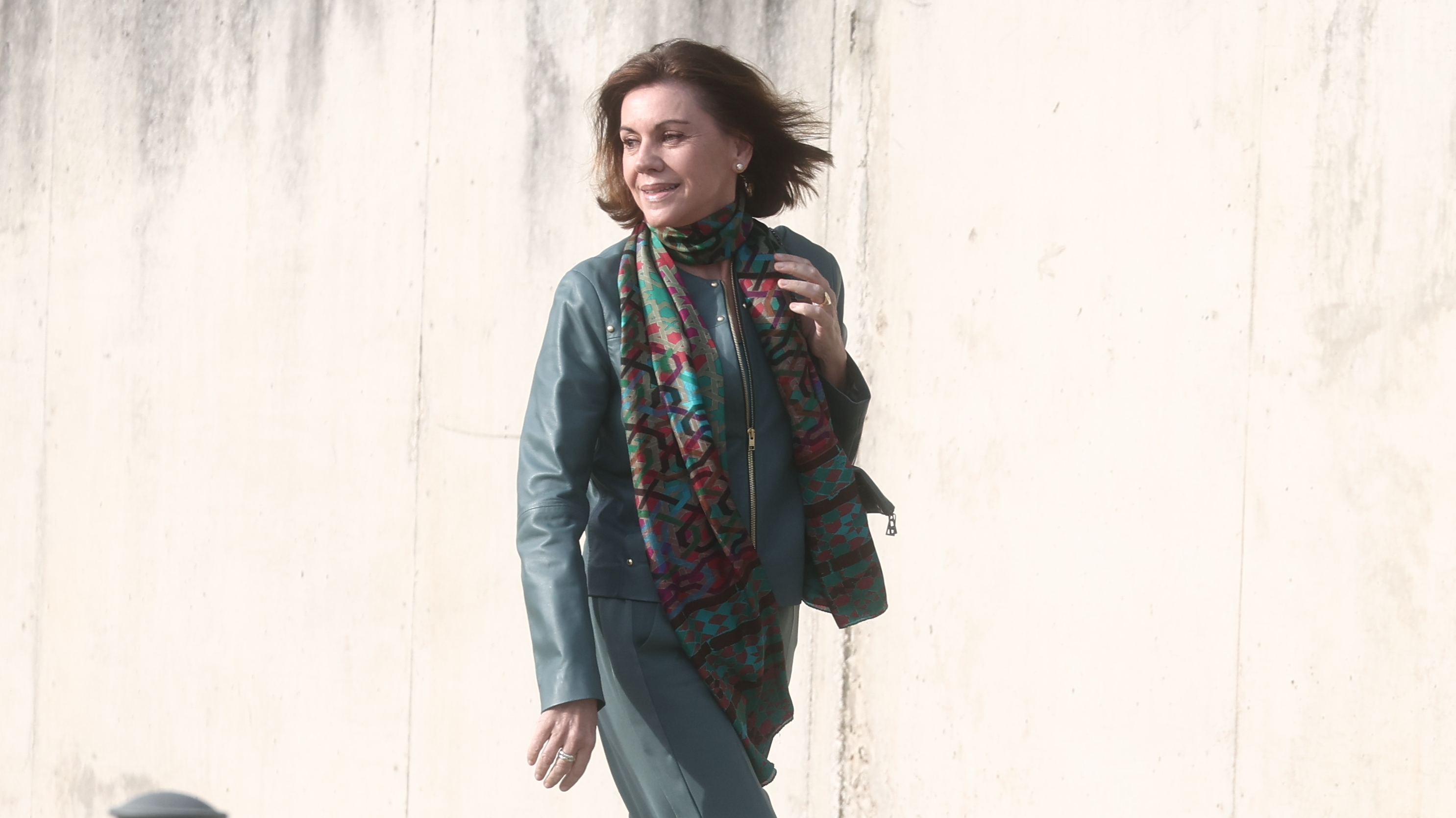 La exministra de Defensa, María Dolores de Cospedal, a su llegada a la Audiencia Nacional, a 23 de abril de 2026, en San Fernando, Madrid (España). El caso Kitchen investiga la presunta operación del Ministerio del Interior para sustraer información sensible al extesorero del Partido Popular, Luis Bárcenas, que pudiera perjudicar a altos cargos de este partido político.  23 ABRIL 2026  Eduardo Parra / Europa Press  23/04/2026