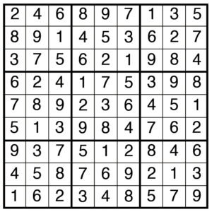 easy sudoku 2131