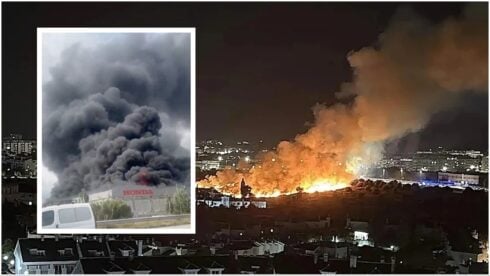 spain’s-fiery-weekend:-smoke-billows-from-honda-factory-in-barcelona-–-before-two-wildfires-break-out-in-andalucia-near-expat-hotspots