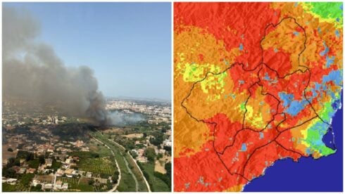 murcia-region-placed-under-‘extreme’-fire-risk-with-homes-evacuated-for-second-time-in-three-weeks-after-wildfire-tears-through-both-banks-of-the-river-segura