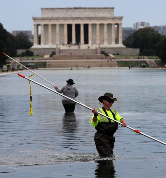 ‘vandals’-and-threats-of-up-to-10-years-in-prison:-trump-shifts-blame-for-failure-of-lincoln-memorial-reflecting-pool