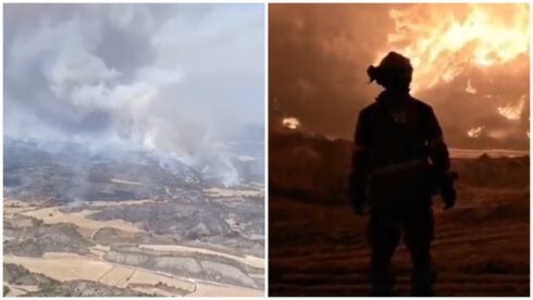 major-wildfire-approaches-homes-in-northern-spain-–-hundreds-are-forced-to-evacuate-as-over-40-square-kilometres-are-incinerated