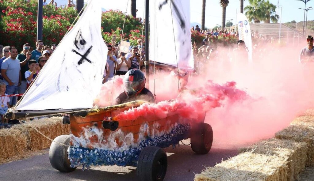 Wacky races pirate themed car 