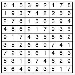 easy sudoku 2136