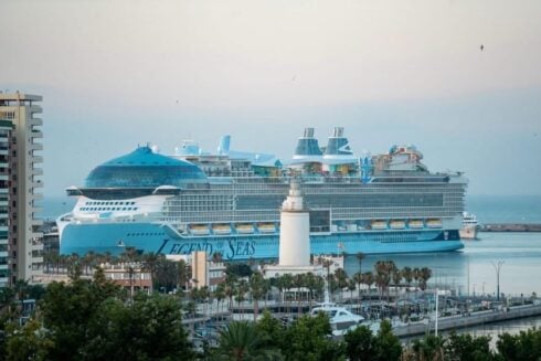 world’s-largest-cruise-ship-departs-malaga-to-a-fireworks-display-with-barcelona-and-palma-de-mallorca-on-the-itinerary-–-but-will-it-be-welcome-everywhere-it-goes?