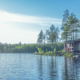 europe-tourists-swap-scorching-summer-streets-for-finland’s-lakes,-forests-and-cooler-nights