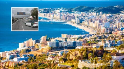 motorist-injured-as-three-vehicle-crash-causes-motorway-chaos-in-fuengirola