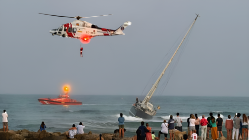 watch:-dramatic-helicopter-rescue-in-sotogrande-after-sailing-yacht-crashes-into-marina-breakwater