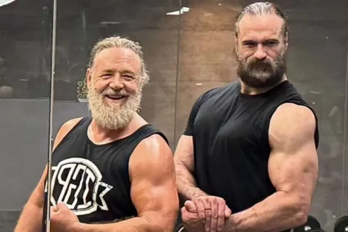 hollywood-star-russell-crowe,-62,-shows-off-dramatic-new-physique-while-filming-his-latest-movie-in-spain’s-canary-islands