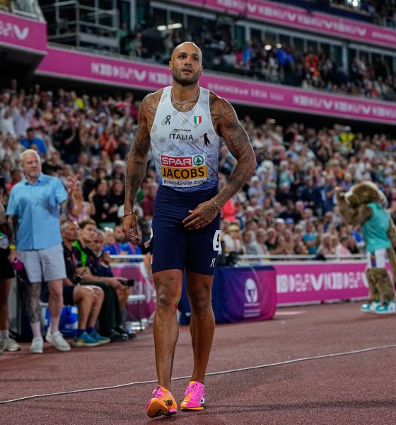 el-gran-favorito,-marcell-jacobs,-se-lesiona-a-los-40-metros-y-deja-al-britanico-romell-glave-la-victoria-en-los-100m-de-los-europeos-de-atletismo