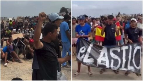hundreds-of-migrants-left-in-ceuta-after-mass-border-crossing-stage-protest-to-demand-asylum-from-spain-–-‘i-don’t-want-to-return!’