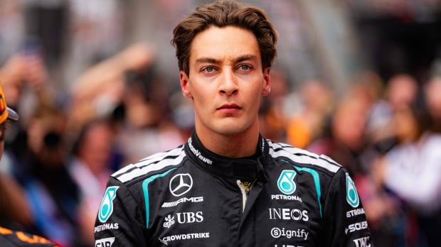 Russell eventually finished 12th after a penalty-laden race.
