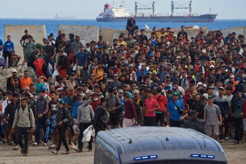 Migrants in Ceuta