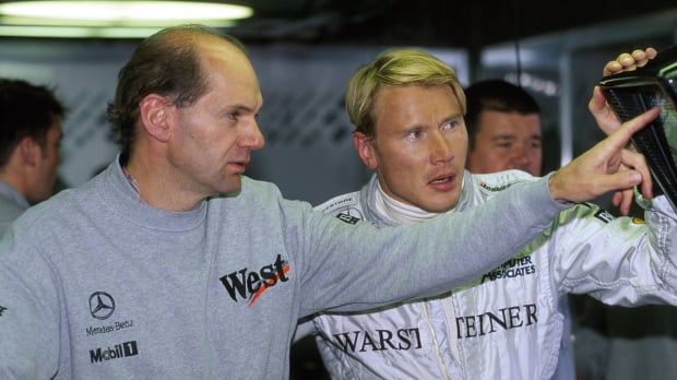 Mika Hakkinen almost died after a horrific crash in Australia.