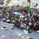 watch:-police-charge-at-migrants-in-ceuta-as-hundreds-stampede-through-streets-towards-new-temporary-shelter