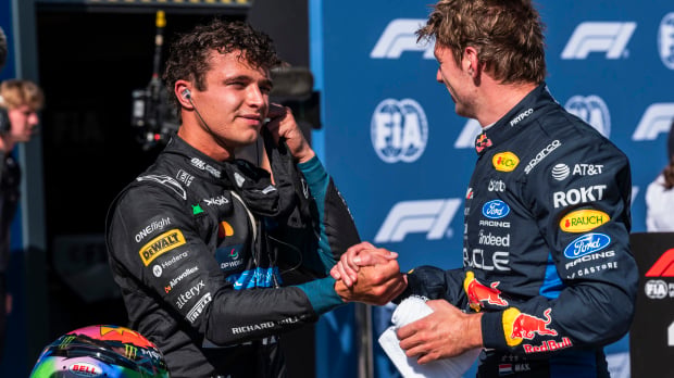 Max Verstappen has congratulated Lando Norris after his latest achievement