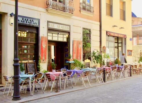A restaurant in Mallorca
