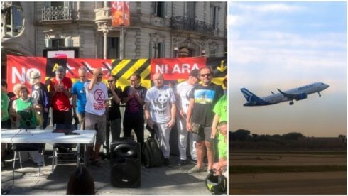 Thousands are expected to protest in Palma and Barcelona against Aena's plans to expand airport capacity.