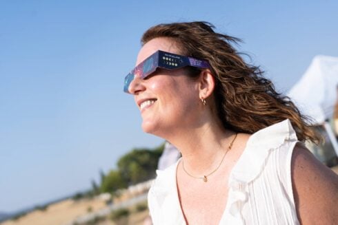 Solar eclipse in Spain