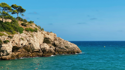 The coastline in Catalunya near Salou