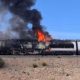 watch:-hundreds-of-passengers-evacuated-after-high-speed-train-travelling-from-madrid-bursts-into-flames