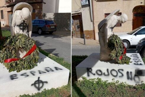 nazi-graffiti-smeared-on-new-valencia-memorial-honouring-victims-of-franco’s-fascist-regime