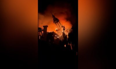 el-ayuntamiento-de-limoges,-devorado-por-las-llamas-en-la-jornada-de-protestas-en-francia