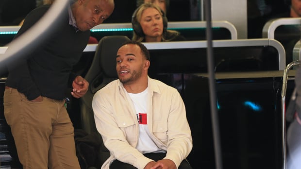 Nicolas and Lewis have the same father in Anthony Hamilton (left)