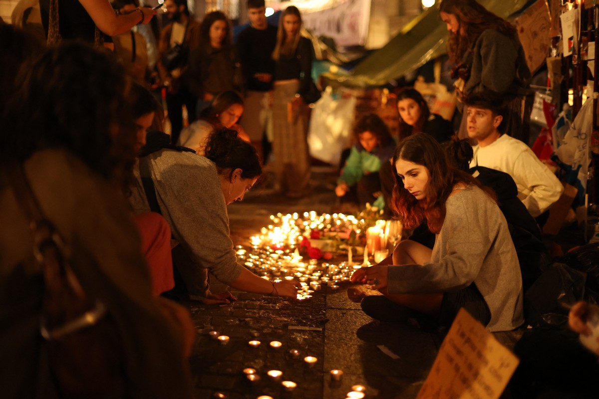 Maricarmen vigil in Madrid