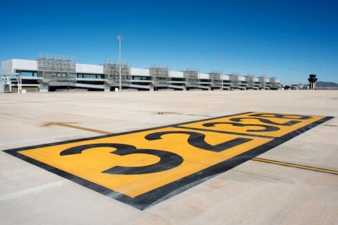 Corvera Airport apron