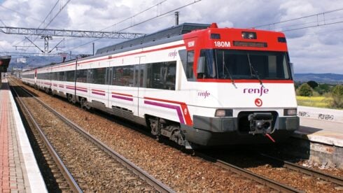 A Renfe train