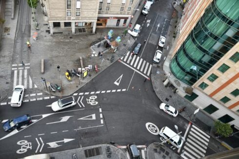 A road in Spain with cars
