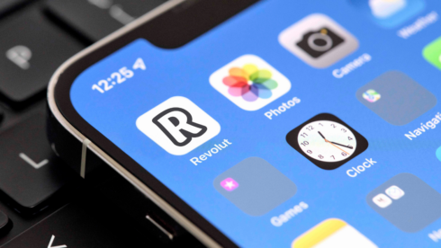 Revolut banking app after a mass outage on Tuesday